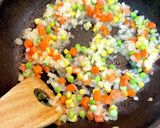 節約、ケチャップライス作り方1写真