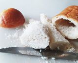 詰めて焼くフランスパンのホットサンド作り方2写真