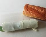 詰めて焼くフランスパンのホットサンド作り方4写真