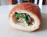 詰めて焼くフランスパンのホットサンド作り方5写真
