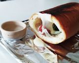 詰めて焼くフランスパンのホットサンド作り方7写真