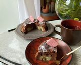 板チョコ2枚でプロ級チョコバナナケーキ作り方26写真