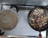きのこたっぷり★ガリバタ醤油パスタ作り方3写真