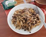 きのこたっぷり★ガリバタ醤油パスタ作り方7写真