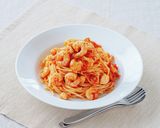 黒酢とシーフードのトマトソースパスタ作り方7写真