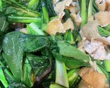 〜小松菜と油揚げのシンプル炒め〜作り方6写真