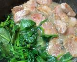 豚ヒレとほうれん草の含め煮作り方5写真