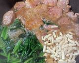 豚ヒレとほうれん草の含め煮作り方6写真