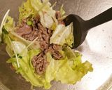 牛肉の梅ドレ和えサラダ作り方4写真