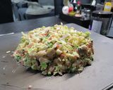 お家で簡単具材クリーミイお好み焼き作り方6写真