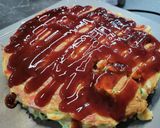 お家で簡単具材クリーミイお好み焼き作り方9写真