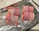 簡単おつまみ★ベーコンのトマト串作り方2写真