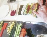 巻きす不要！海鮮極太巻ハーフ作り方3写真