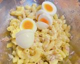 隠し味はめんつゆ！マカロニサラダ作り方3写真