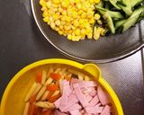 今日のペンネサラダ♪作り方3写真