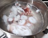 蛸と菜の花のカルパッチョ作り方4写真
