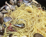 あさりとしめじの和風スパゲティ作り方7写真