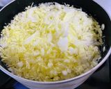白菜少〜し余ったら…かき玉味噌汁作り方1写真