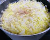 白菜少〜し余ったら…かき玉味噌汁作り方2写真