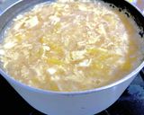 白菜少〜し余ったら…かき玉味噌汁作り方5写真