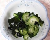簡単★きゅうりとわかめの和物作り方2写真