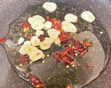 本日のペペロンチーノ②ベーコン豆苗セロリ作り方2写真