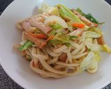 簡単焼きうどん作り方6写真