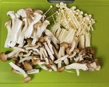 塩麹できのこ・ベーコンパスタ作り方1写真