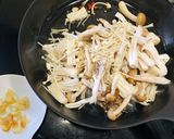 塩麹できのこ・ベーコンパスタ作り方5写真