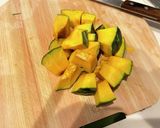 かぼちゃと野菜ゴロゴロスープ作り方1写真