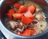 人参と鶏の照り焼き！作り方1写真