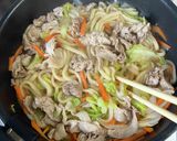 和風焼きうどん作り方5写真