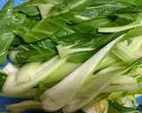 簡単シャッキとしたチンゲン菜のゴマ和え作り方1写真