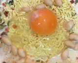 主婦の昼食★豆乳で辛ラーメン作り方3写真