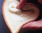 バレンタイン★食パンでハートピザトースト作り方3写真