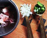 バレンタイン★食パンでハートピザトースト作り方1写真