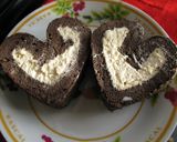 ちょっと大人のバレンタインロールケーキ☆作り方11写真