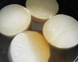 時短で味染み柔らか♡おでんの大根作り方3写真