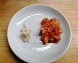 キムチ炒飯作り方1写真