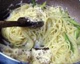 柚子こしょうのクリームパスタ作り方7写真