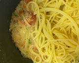 大葉香る！和風バジリコ風パスタ作り方5写真