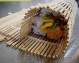 子供の好物♡海老フライ恵方巻き（巻寿司②作り方5写真