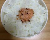 おにぎり　焼き明太子（炙り明太子）作り方3写真