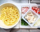 国際的な指揮者さんのスパゲティナポリタン作り方1写真