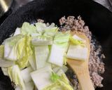 厚揚げと白菜のそぼろあん　塩糀作り方2写真