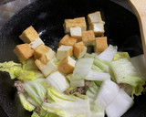 厚揚げと白菜のそぼろあん　塩糀作り方3写真