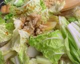 厚揚げと白菜のそぼろあん　塩糀作り方4写真