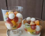 バレンタインもちもち白玉フルーツポンチ　作り方8写真