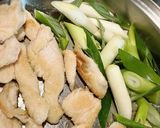 鶏胸肉と長葱の甘辛炒め作り方4写真