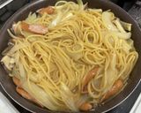 〜まるで生パスタ〜簡単ワンパン和風パスタ作り方6写真